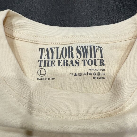 Taylor Swift | The Eras Tour Beige Album 2 lines T-Shirt - Picture 12 of 15
